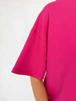Удлиненная футболка Фуксия