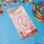 Свеча для торта Цифра Happy «0» 6*4 см, красный