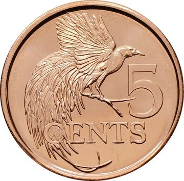 5 центов 2017 Тринидад и Тобаго