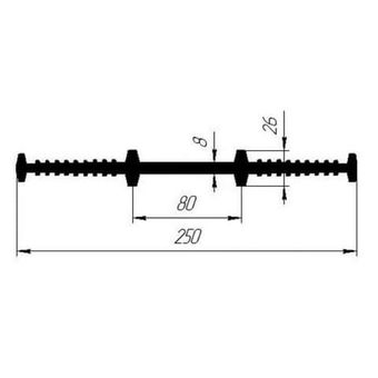 Гидрошпонка EPDM Гидроконтур ЦР-250/8