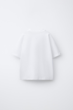 ZARA X DYLAN´S T-SHIRT CLUB ФУТБОЛКА С ИЛЛЮСТРАЦИЕЙ JAWS©, БЕЛЫЙ