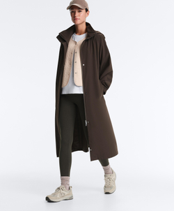 Oysho Ультралегкий плащ с водонепроницаемостью 10 000 мм, коричневый