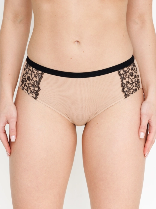 Трусы Zebra бикини (скин/черный)