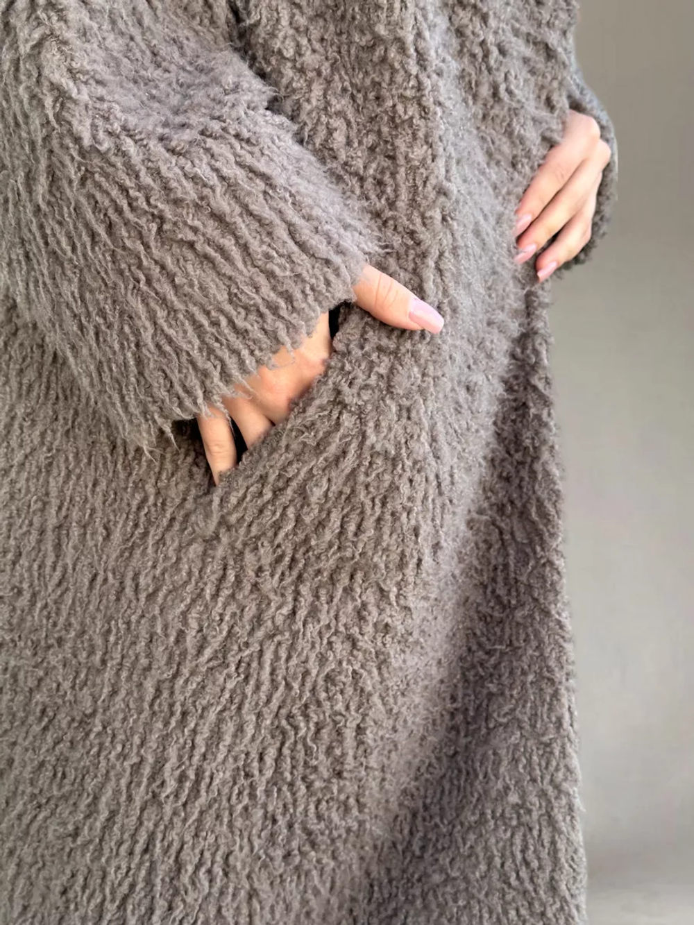 Шуба из шерсти мериноса, SilverFox (арт. 1072)