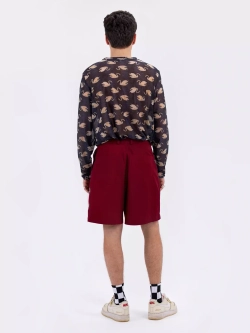 Шорты асимметричные с вышивкой ола ола купить в OLA OLA Store OLA OLA