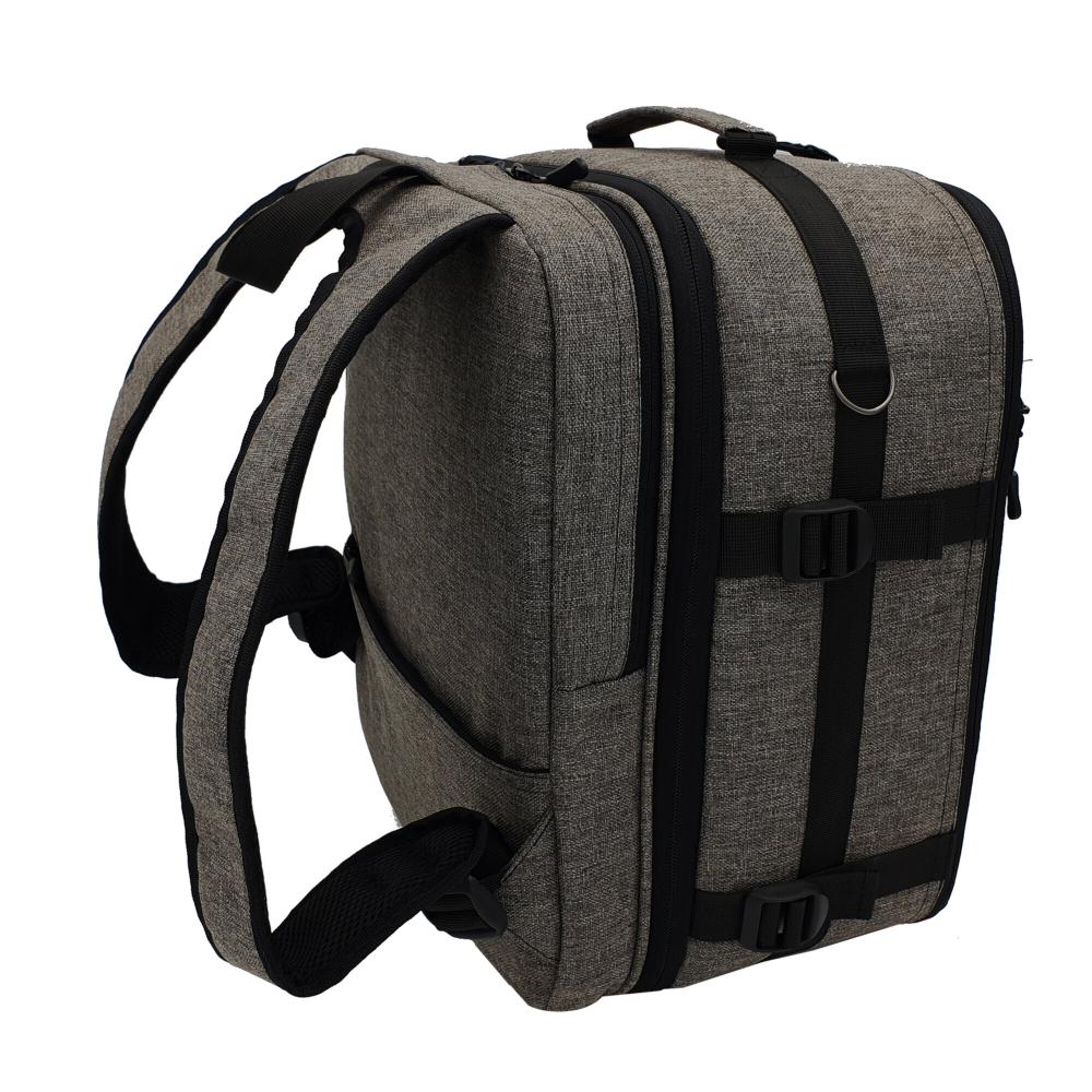 Рюкзак-трансформер для ручной клади Pobedabags 36x30x27/20 Grey Advanced