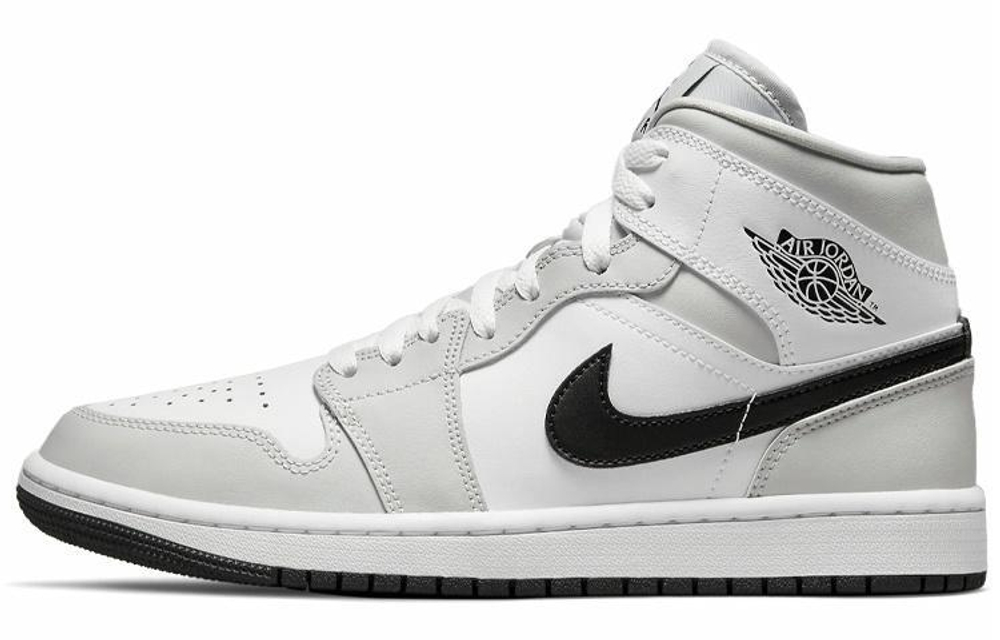 Кроссовки Jordan Air Jordan 1 Mid "Light Smoke Grey" Dior (Женская размерная сетка)