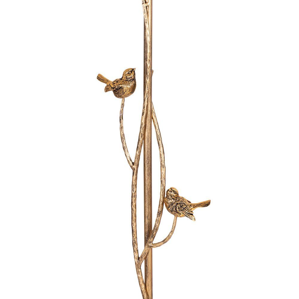 Светильник напольный торшер Терра с абажуром Винтаж-2 Белый