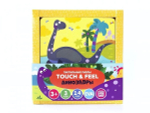 Пазл тактильный Touch & feel. Динозавры