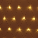 Гирлянда для дома СЕТКА ш2,5*в2,0 м 192 лампы LED, прозр.пров.,8 реж, IP-20, Теплый белый