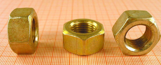 Гайка 14х1.50 простая (ОАО «БелЗАН») (уп10/20шт)