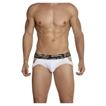 Мужские трусы джоки белые Clever Moda Hostiliano Jockstrap 302201