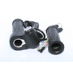 Ручка газа с замком зажигания и грипса для электросамоката универсальная