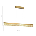 Светильник светодиодный, латунь, золотистый, SPLENDID, LED, 45