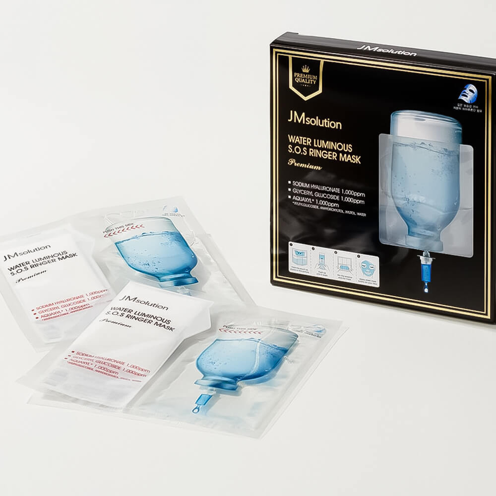 Ультраувлажняющая премиум-маска с пептидами JMsolution Water Luminous S.O.S Ringer Mask Premium