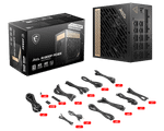 Блок питания MSI 1300W, MEG Ai1300P PCIE5, Full Modular, ATX, 80+ PLATINUM, >92%, Fan 120mm, Черный