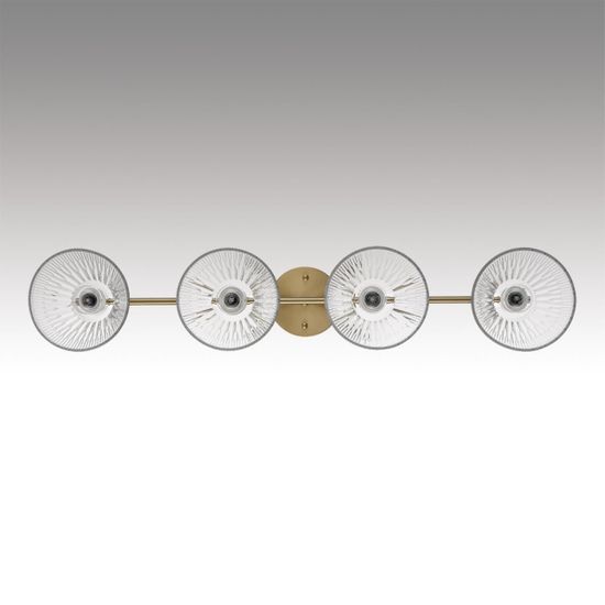 8188/4C COMFI LN25 190 латунь/прозрачный, металл/стекло Потолочный светильник E14 4*40W 220V VIVIAN