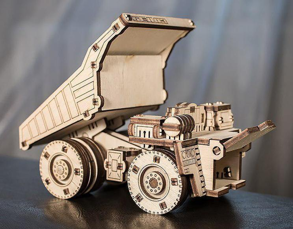 Конструктор деревянный 3D EWA BELAZ MINI