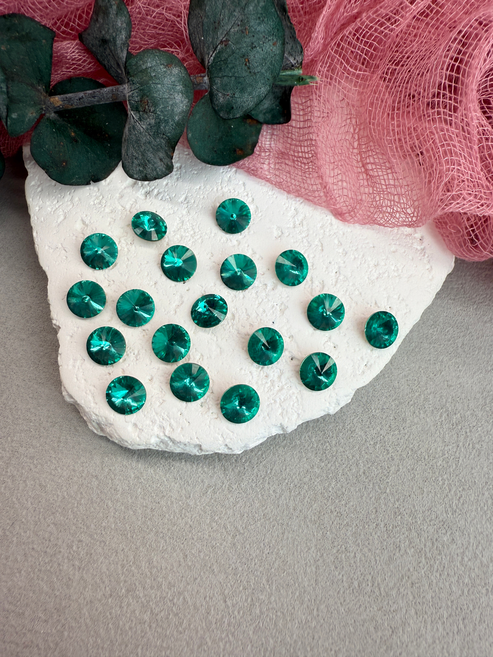 Риволь Rivoli 8 мм, Blue zircon