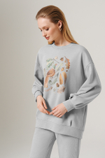 23148 Свитшот женский (серый)