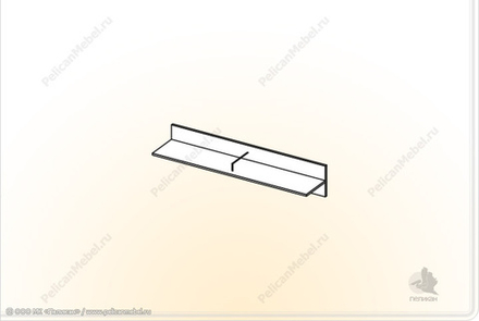 Полка навесная Крафт ПН-1,4