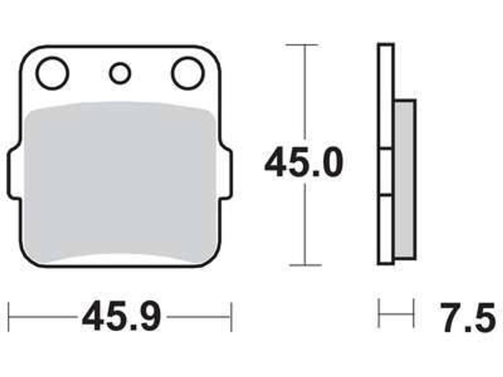 Колодки передние Lucas TRW MCB561SI