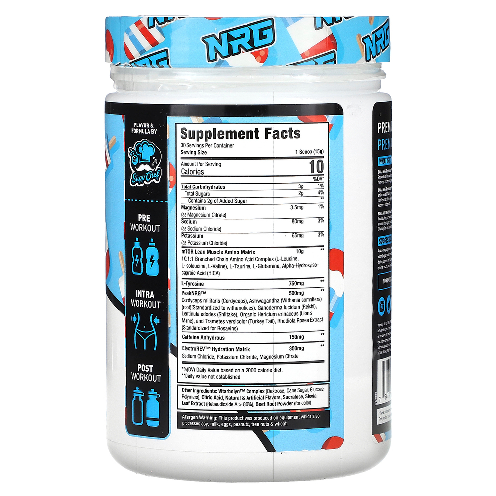 MuscleSport, BCAA, NRG Revolution, фейерверк, 450 г (15,9 унции)