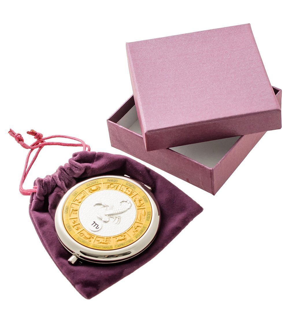 WIN- 02- 5 Зеркало серебр. «Знак Зодиака - Скорпион»