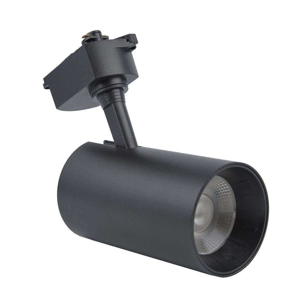 ULB-Q230 28W-4000К BLACK Светильник-прожектор светодиодный трековый. 2400 Лм. Белый свет 4000К. Корпус черный. ТМ Volpe