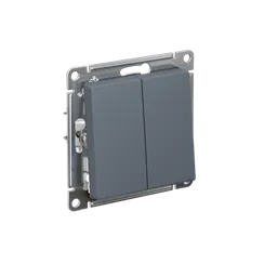 Переключатель проходной 2-кл. СП AtlasDesign 10А IP20 (сх. 6/2) 10AX механизм грифель SE ATN000765