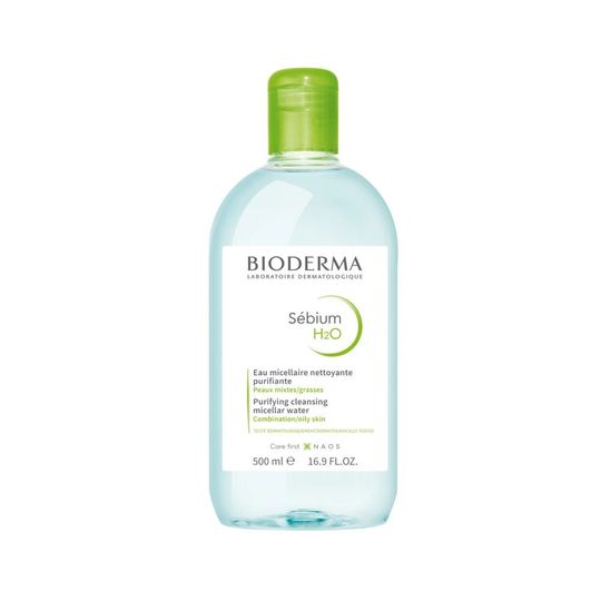 Мицеллярная Вода Bioderma Sebium Н2О для жирной и проблемной кожи, 500 мл