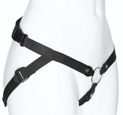 Оригинальный пояс для фиксации насадки кольцом (Цвет: черный)