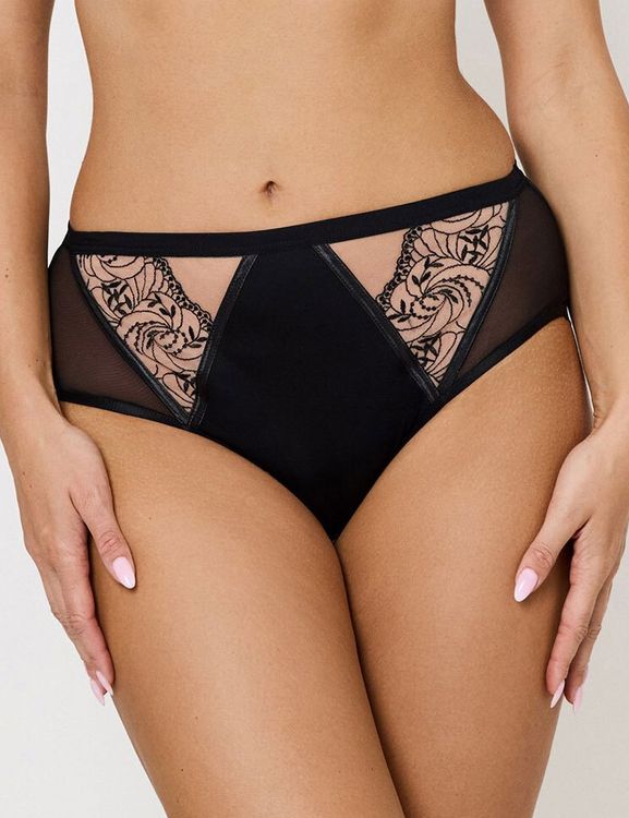 Трусы Subtille Freya слипы высокие (черный)