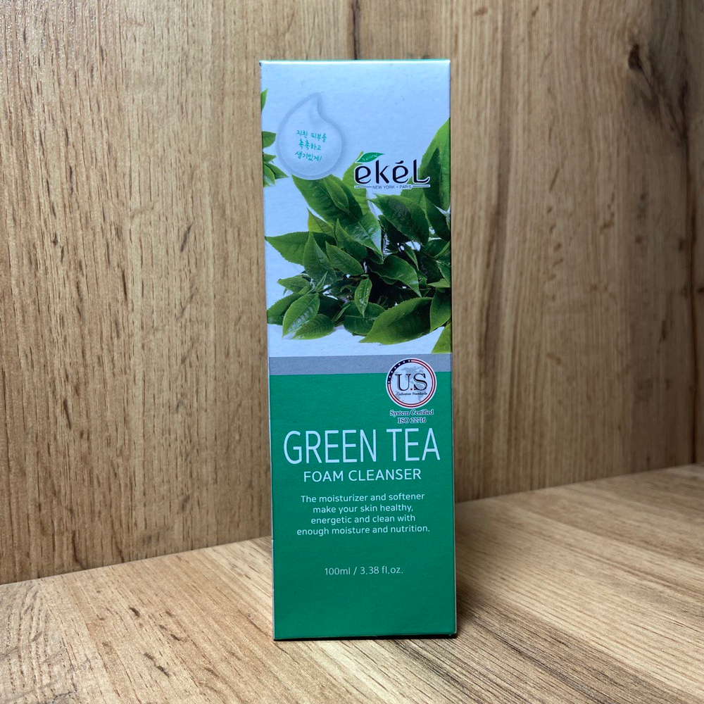 Пенка для умывания Ekel Green Tea Foam Cleanser с экстрактом зеленого чая 100 мл