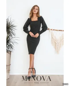 Платье 3125-черный Minova