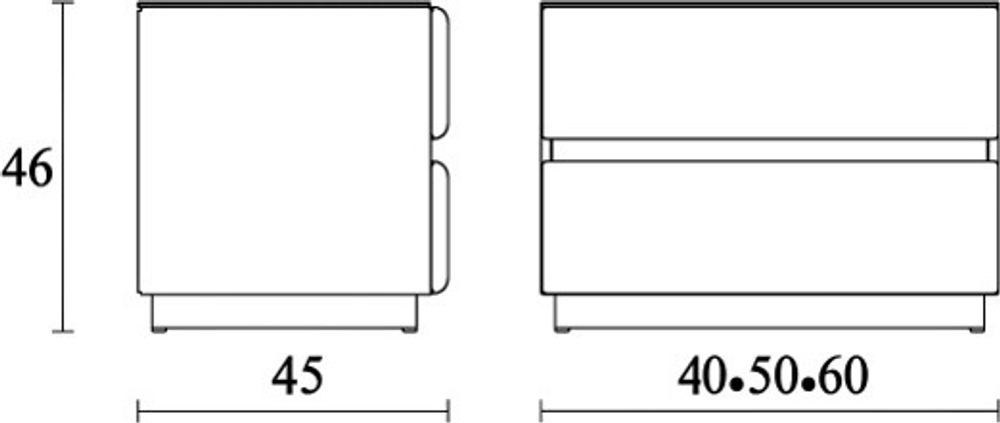 Тумба прикроватная СЕВИЛЬЯ-2