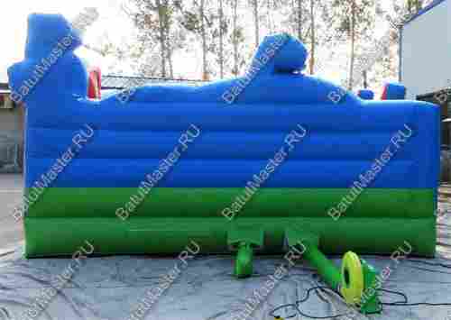 Коммерческий надувной батут "Царство зверей", размер 5*5*3,3 м