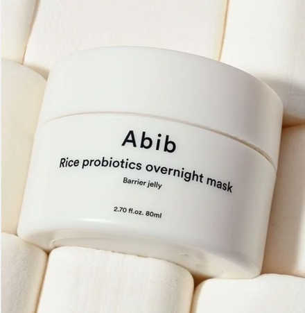 ABIB Маска ночная с пробиотиками риса Rice Probiotics Overnight Mask Barrier Jelly (80мл)