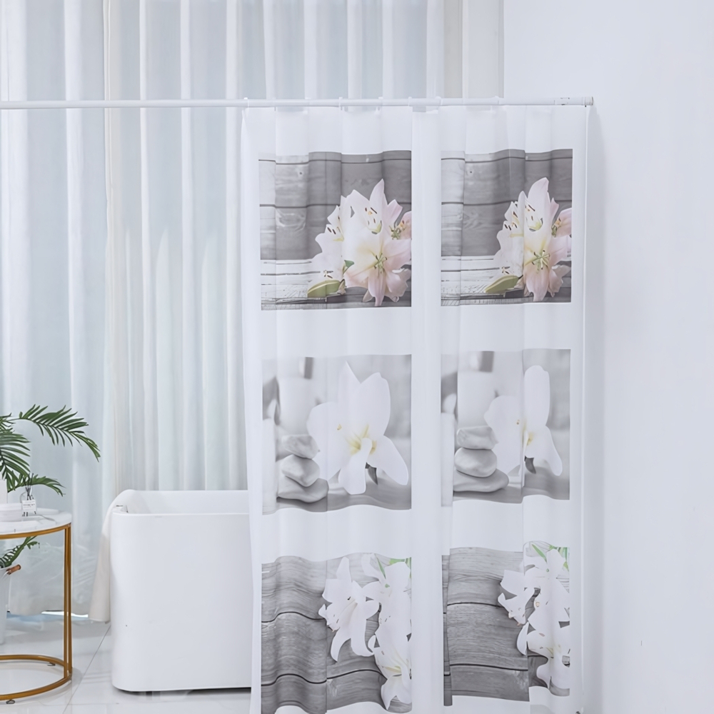 Штора для ванной полиэстер 180*180"Lilia»