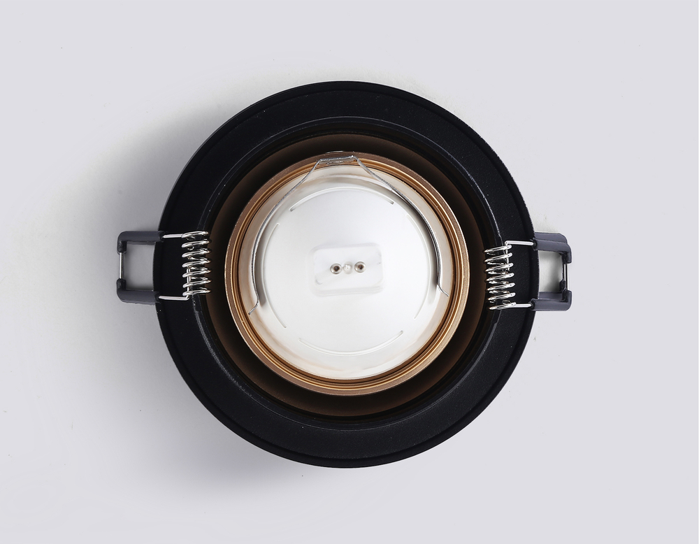 Светильник встраиваемый TN102725 BK/GD черный/золото GU5.3 92*92*23