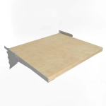 Складной верстак с фанерной столешницей 600 мм для гаража