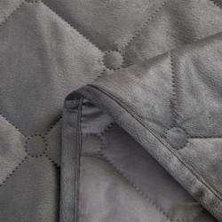 Велюровое покрывало ромб OVF043