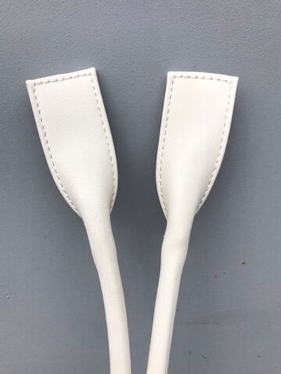 Ручка сумочная круглая широкая 70см (1001), белый матовый