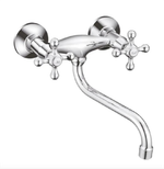 Смеситель для кухни Крон 4608 1/2 керамика/хром Хозторг