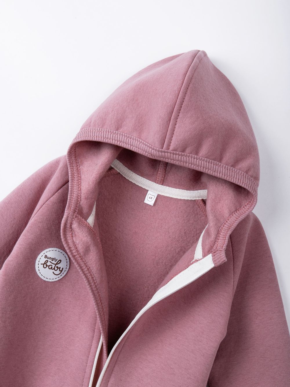 Комбинезон "Дымчатая роза" утепленный 0+