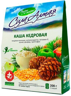 Каша КЕДРОВАЯ, 200 г Сила Алтая, Специалист - 3 пачки