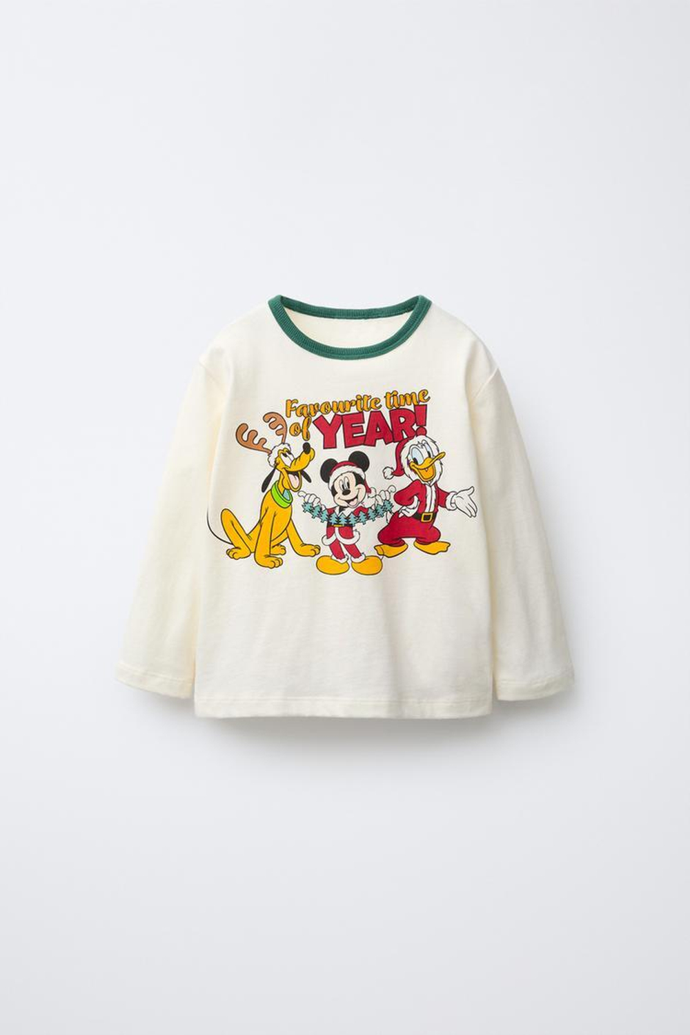 ZARA ПИЖАМА С ПРИНТОМ MICKEY MOUSE AND FRIENDS © DISNEY, ЗЕЛЕНЫЙ