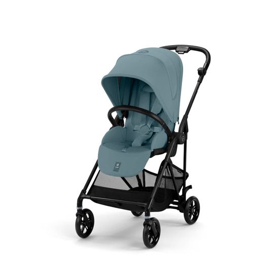 Прогулочная коляска Cybex Melio Carbon 2025 (Stormy Blue)