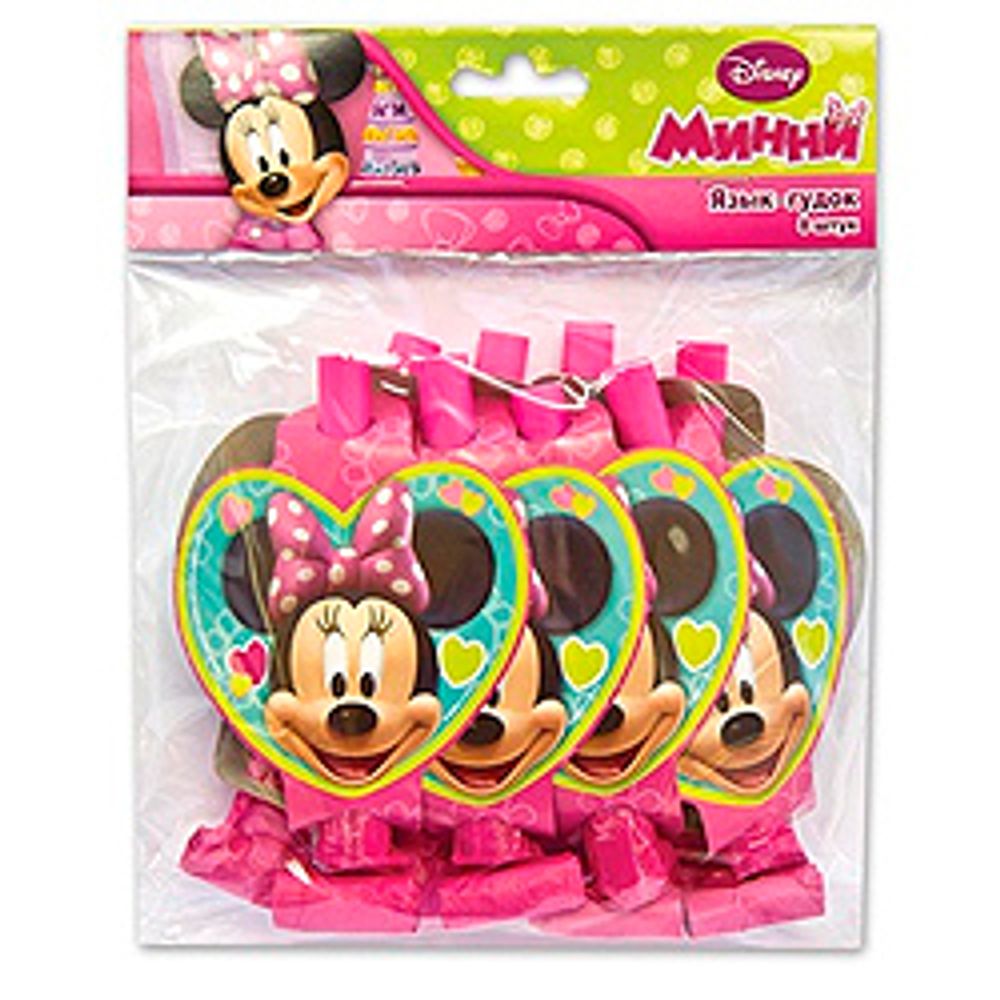Язык-гудок-с-карт-Disney-Минни-Маус-8шт