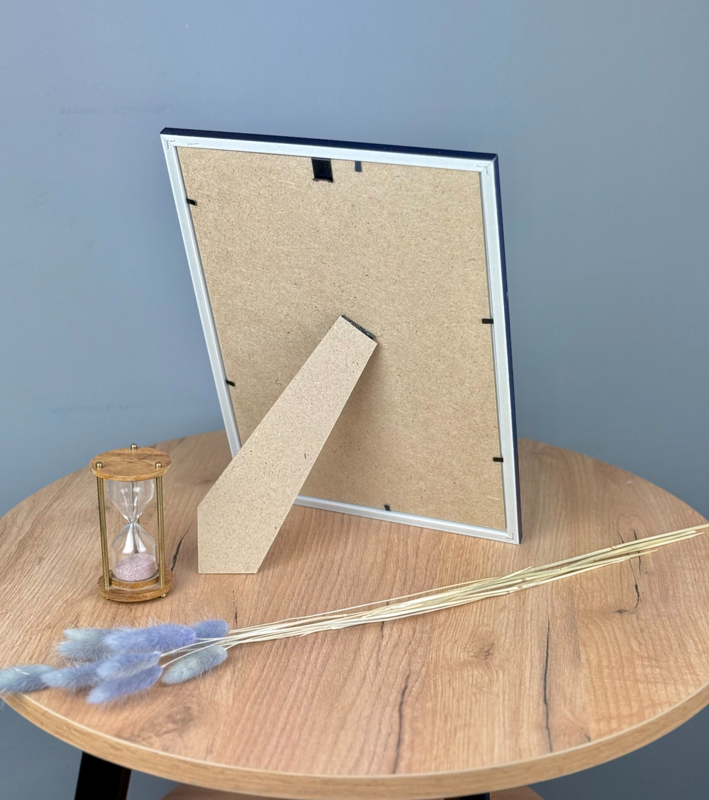 Фоторамка 21х30 см синяя, без фактуры, арт. 2130.752306